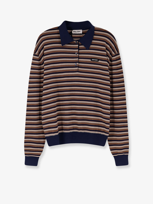 Virgin wool polo shirt