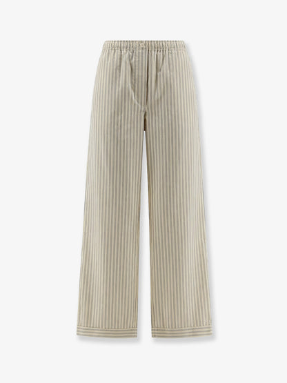 Striped cotton pajama pants thumbnail