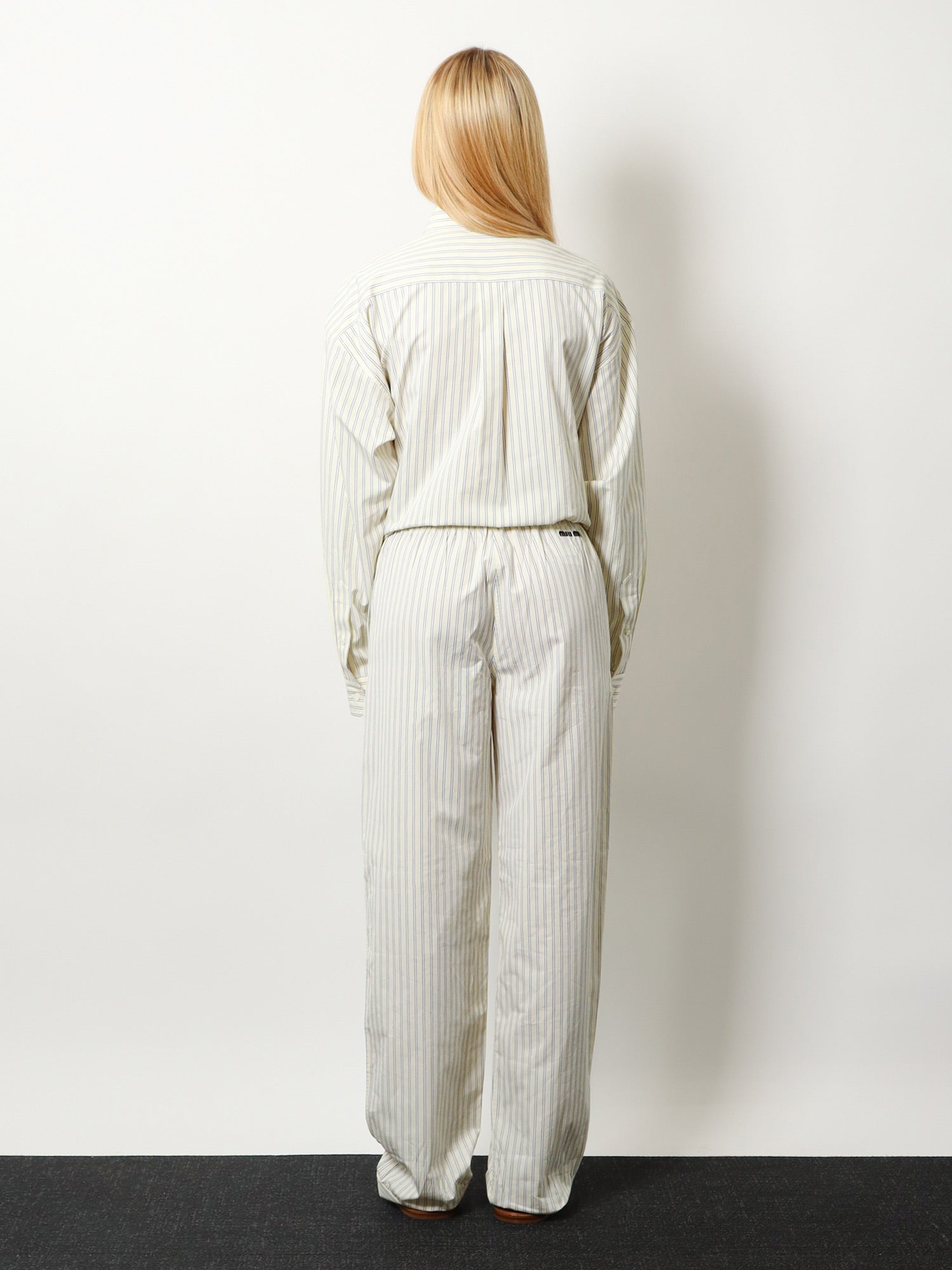 Striped cotton pajama pants MIU MIU - Nugnes1920