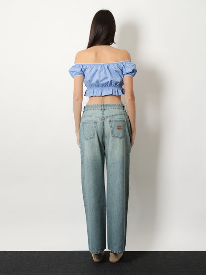 Striped cotton top thumbnail