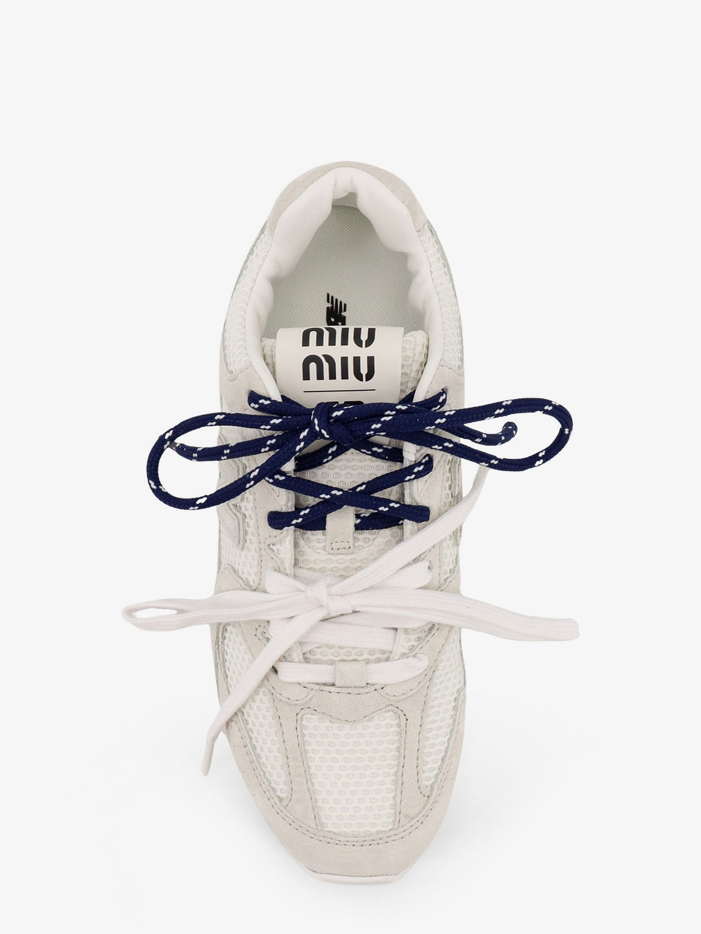 New Balance X Miu Miu 530 SL Suede and Mesh Sneakers