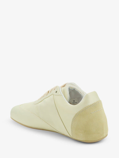 Factory satin sneakers with side logo label thumbnail