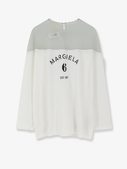 Cotton t-shirt with voile insert thumbnail