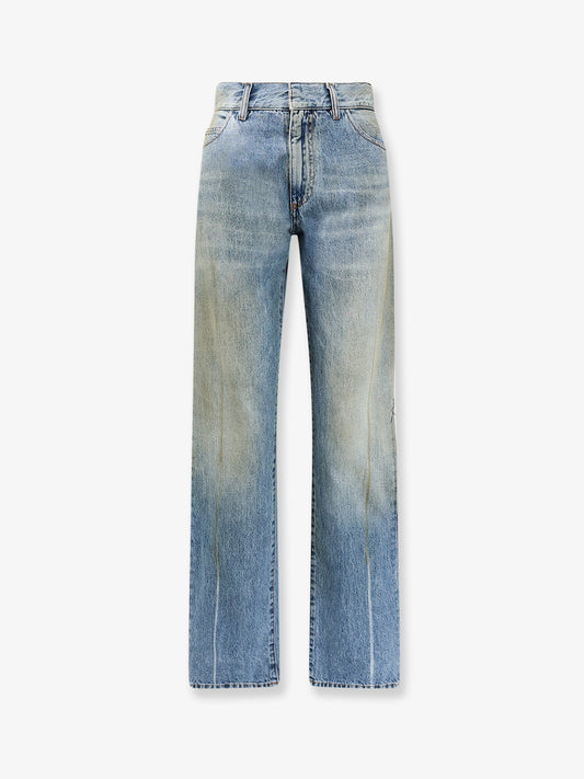 Jeans with Numeric Signature tag