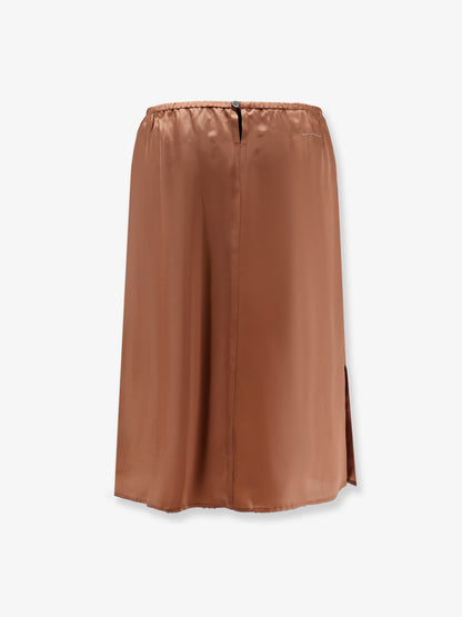 Cupro blend midi skirt thumbnail
