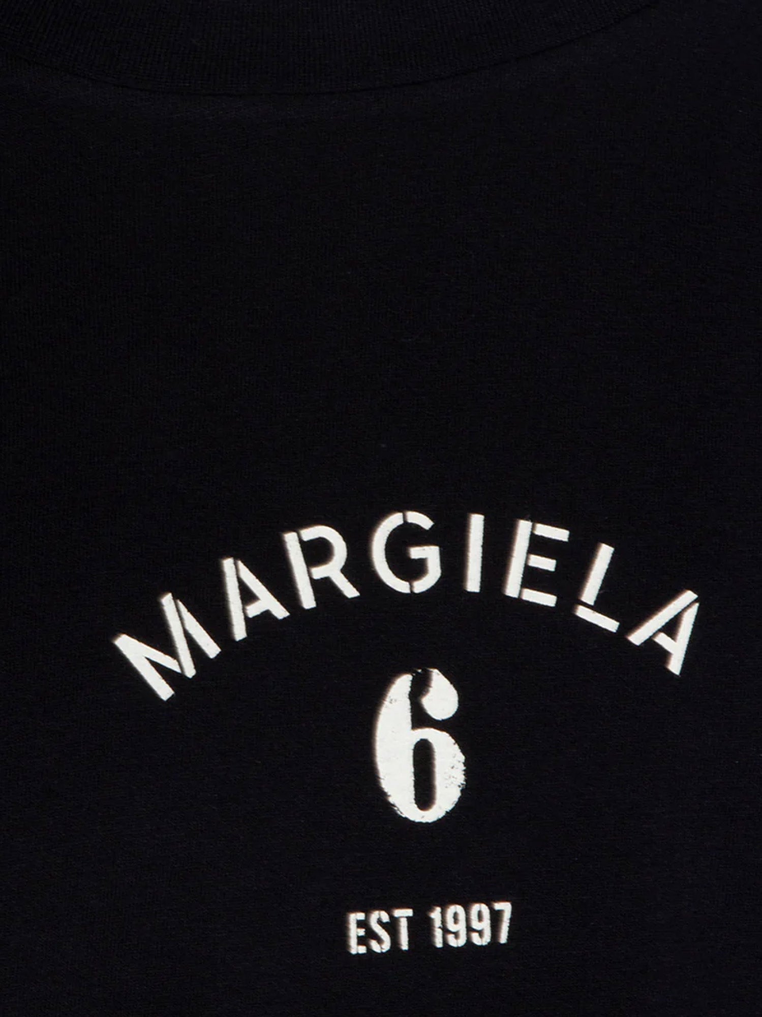Cotton t-shirt with iconic print MM6 MAISON MARGIELA - Nugnes1920