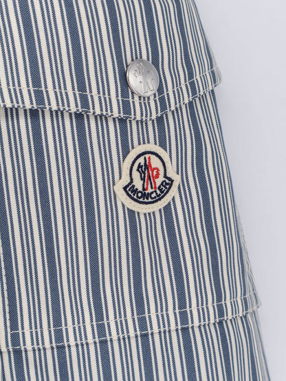Havas striped cotton jacket thumbnail
