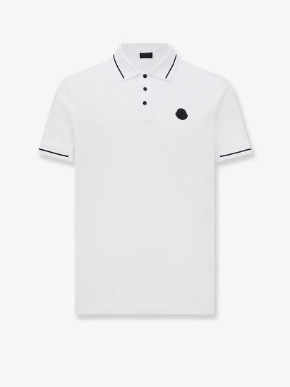 Cotton polo shirt with Logo patch thumbnail