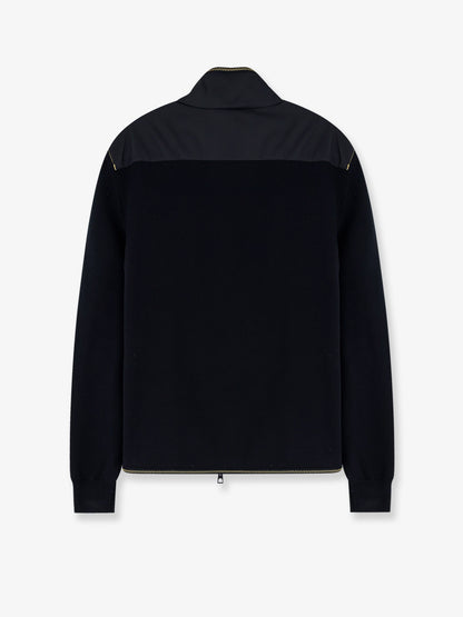 Nylon jacket with cotton inserts thumbnail
