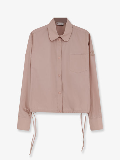 Cotton shirt with drawstring thumbnail