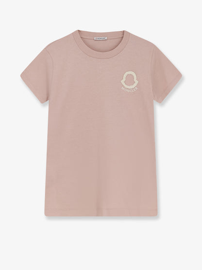 Cotton T-shirt with flocked logo on the front thumbnail