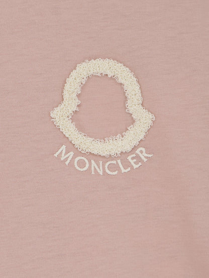 Cotton T-shirt with flocked logo on the front thumbnail