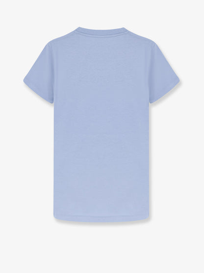 Cotton T-shirt with flocked logo on the front thumbnail