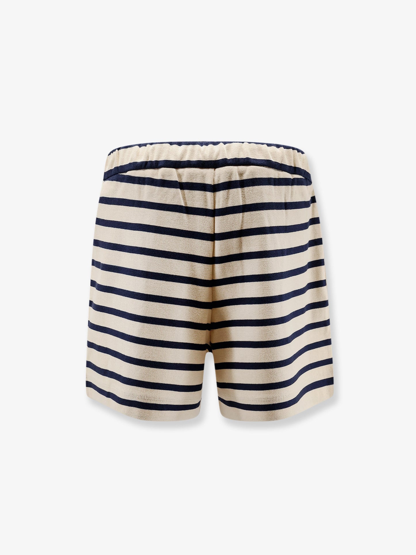 Cotton shorts with striped pattern