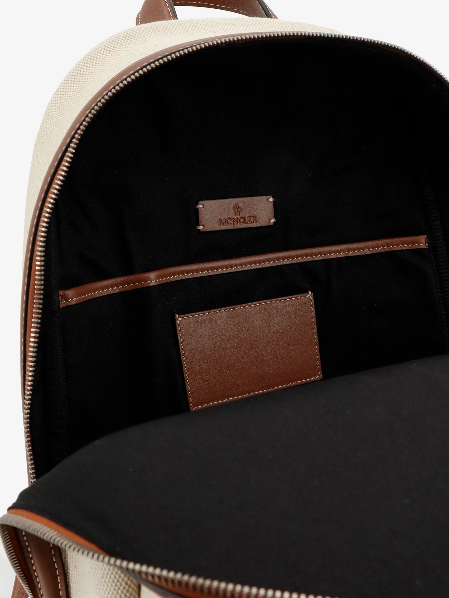 Carlo canvas backpack with embossed Moncler logo