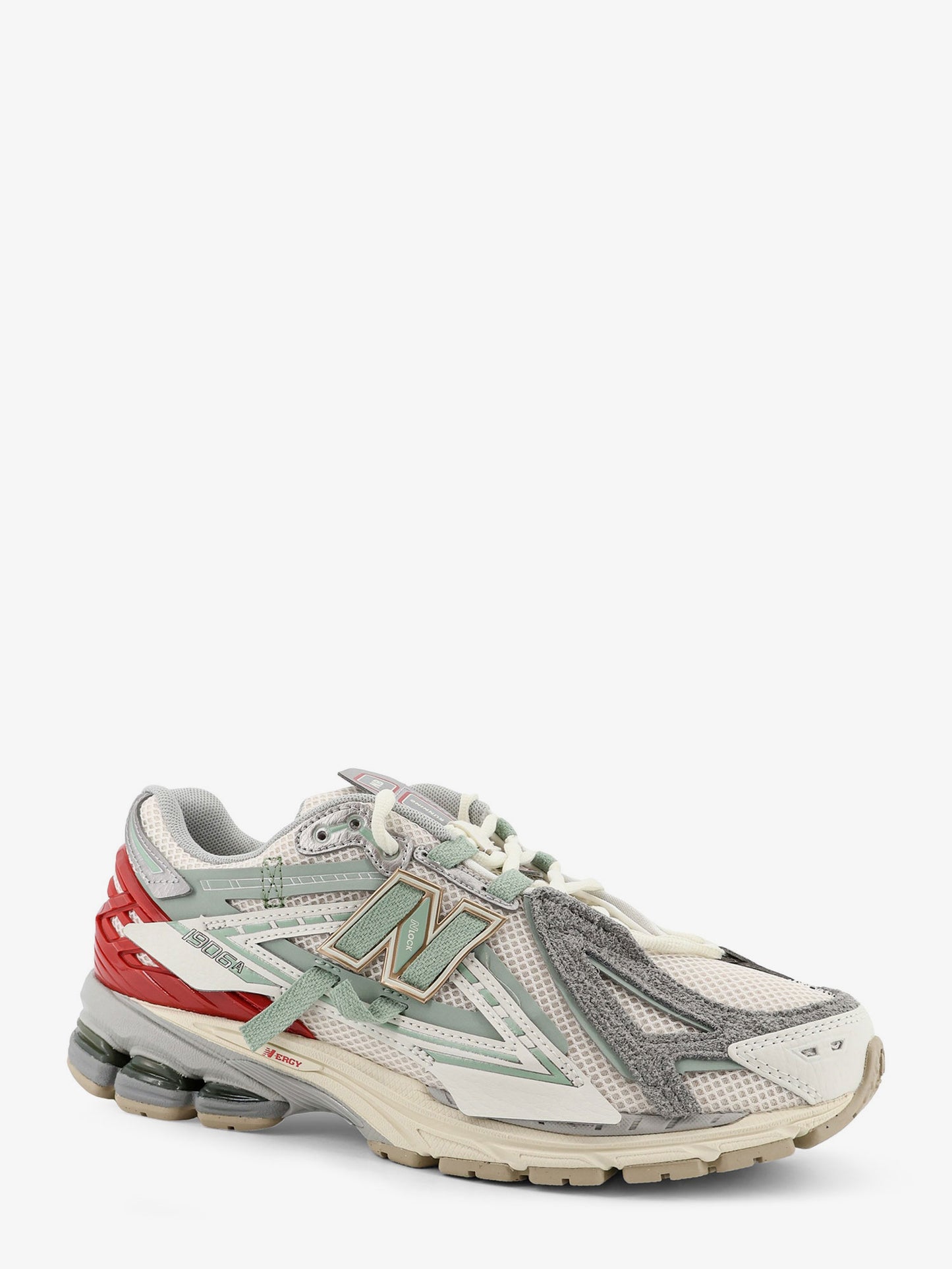 U19065 mesh sneakers with multicolor inserts