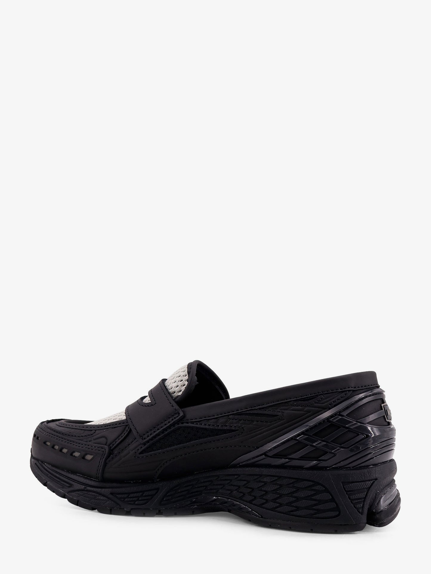 Mesh and technical fabric 19068 loafers