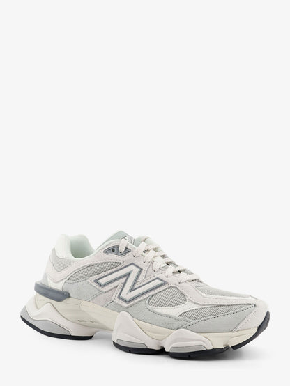 U90602 mesh and suede sneakers with embroidered logo thumbnail