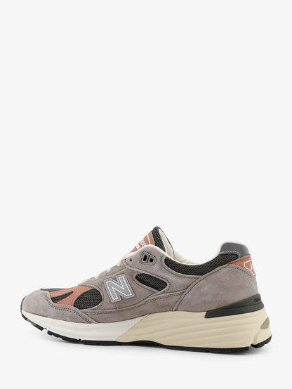 Suede and mesh sneakers with side logo thumbnail