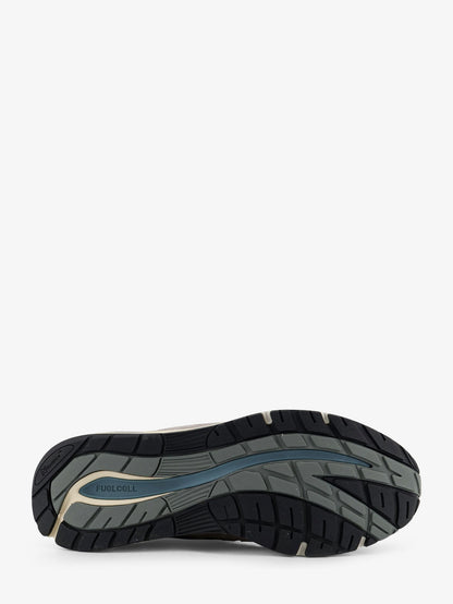 Suede and mesh sneakers with side logo thumbnail