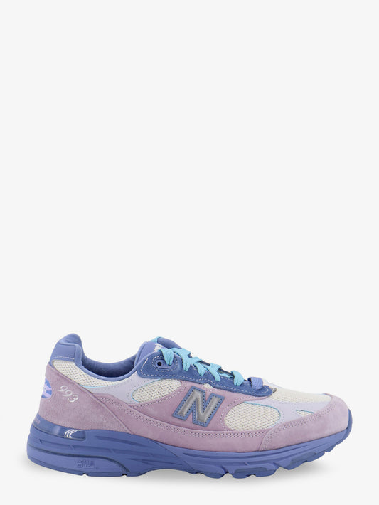 U9935 mesh and suede sneakers