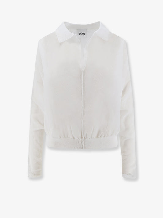 Cotton blend polo shirt