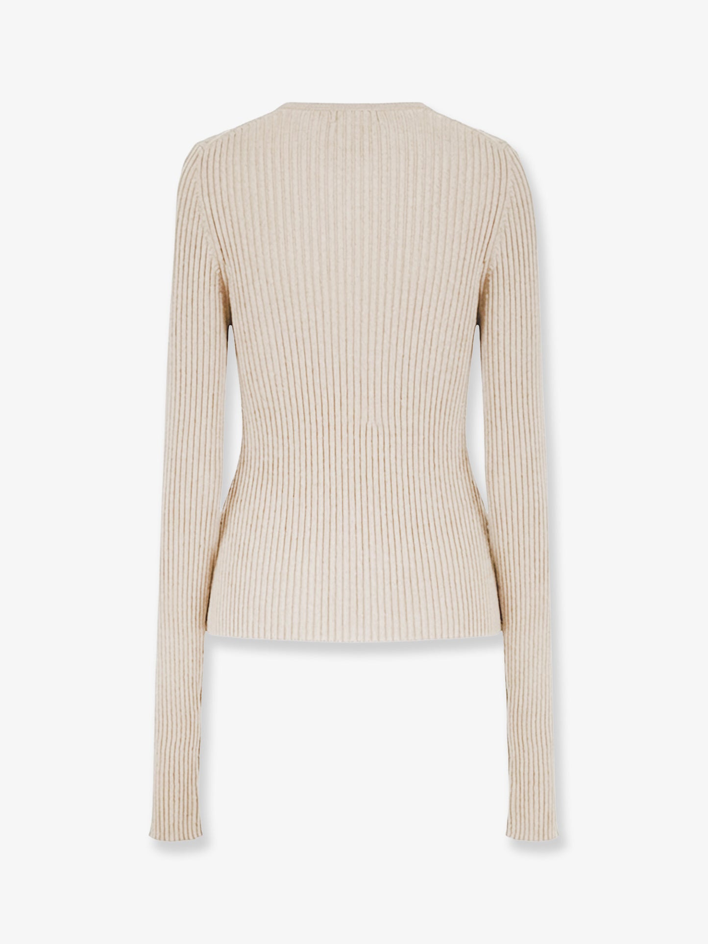 Maglia in misto cotone a costine