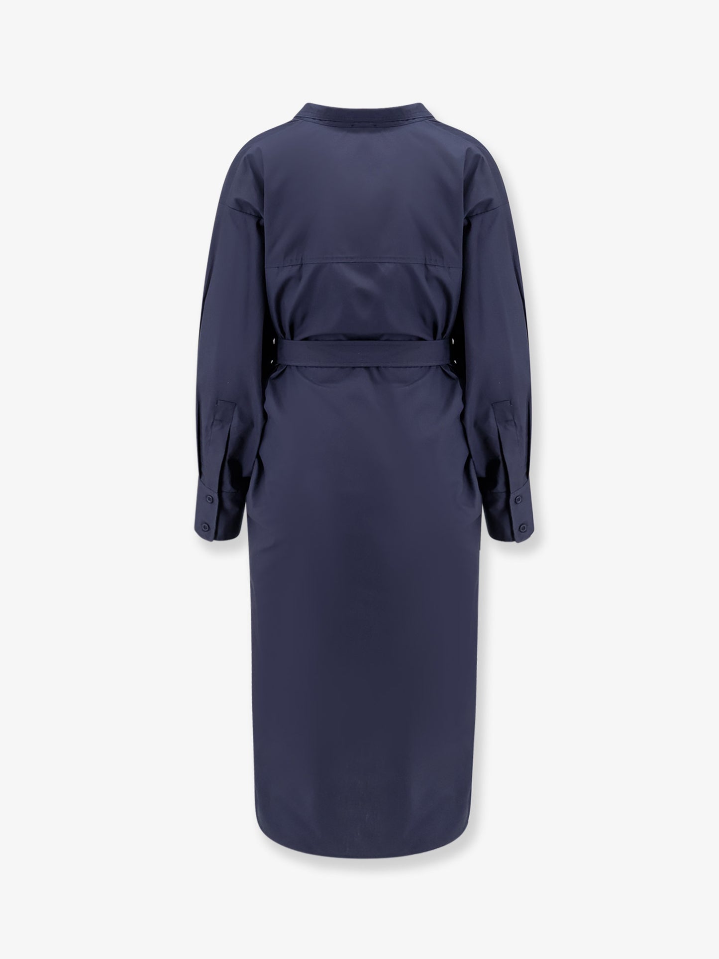 Cotton dress with belt