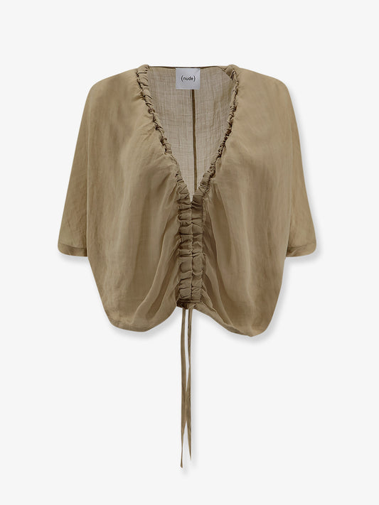 Linen blend shirt