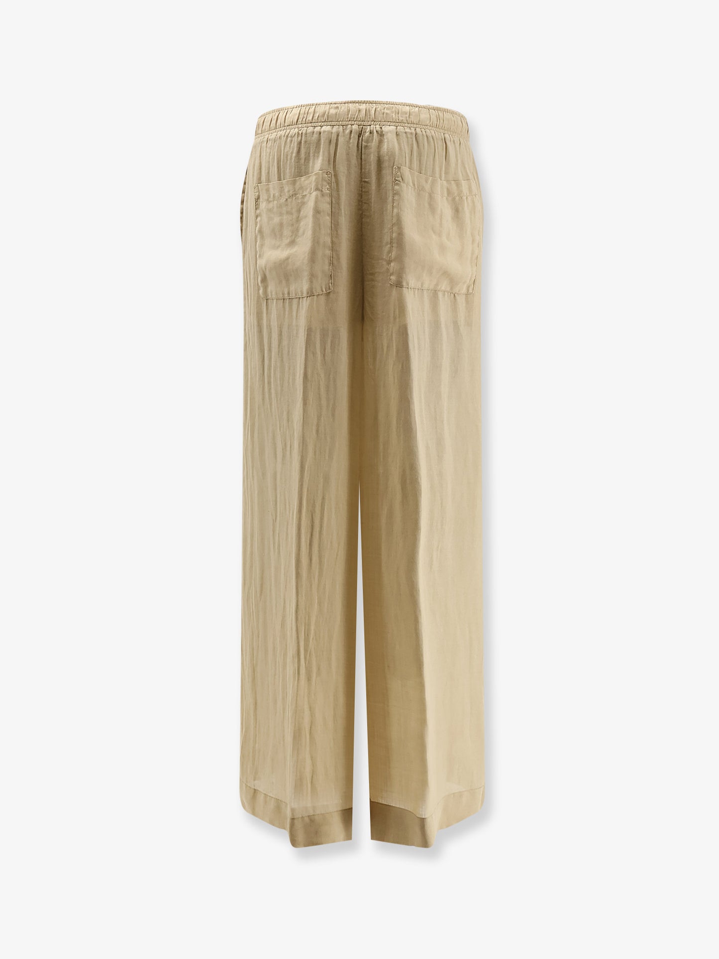 Linen blend trousers