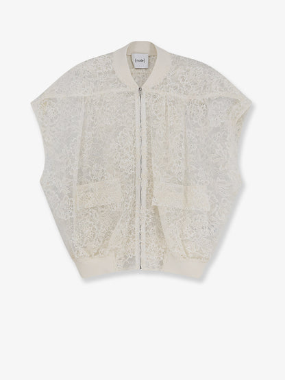 Sleeveless lace jacket thumbnail