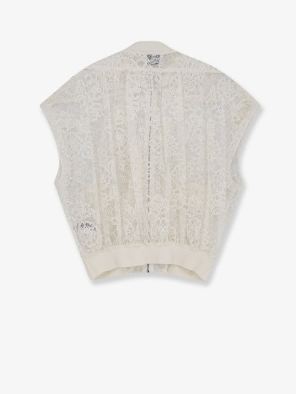 Sleeveless lace jacket thumbnail