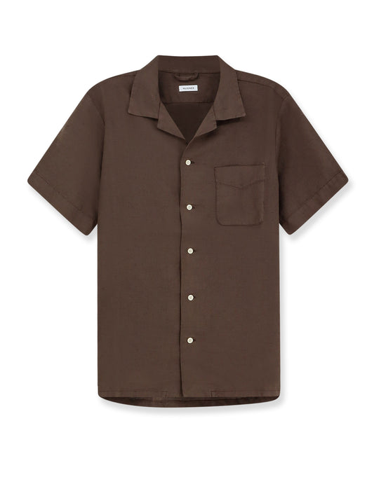 Camicia in lino e cotone