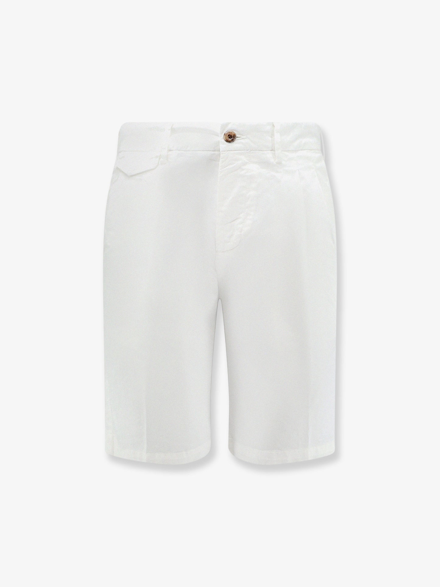 Stretch cotton bermuda shorts