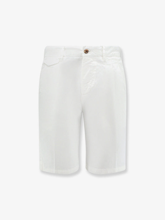 Stretch cotton bermuda shorts