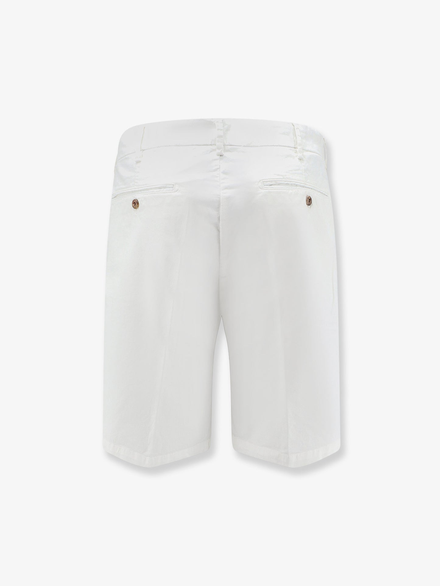 Stretch cotton bermuda shorts
