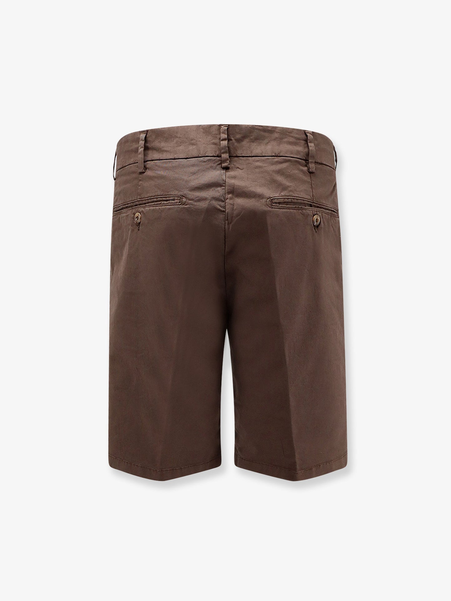 Stretch cotton bermuda shorts