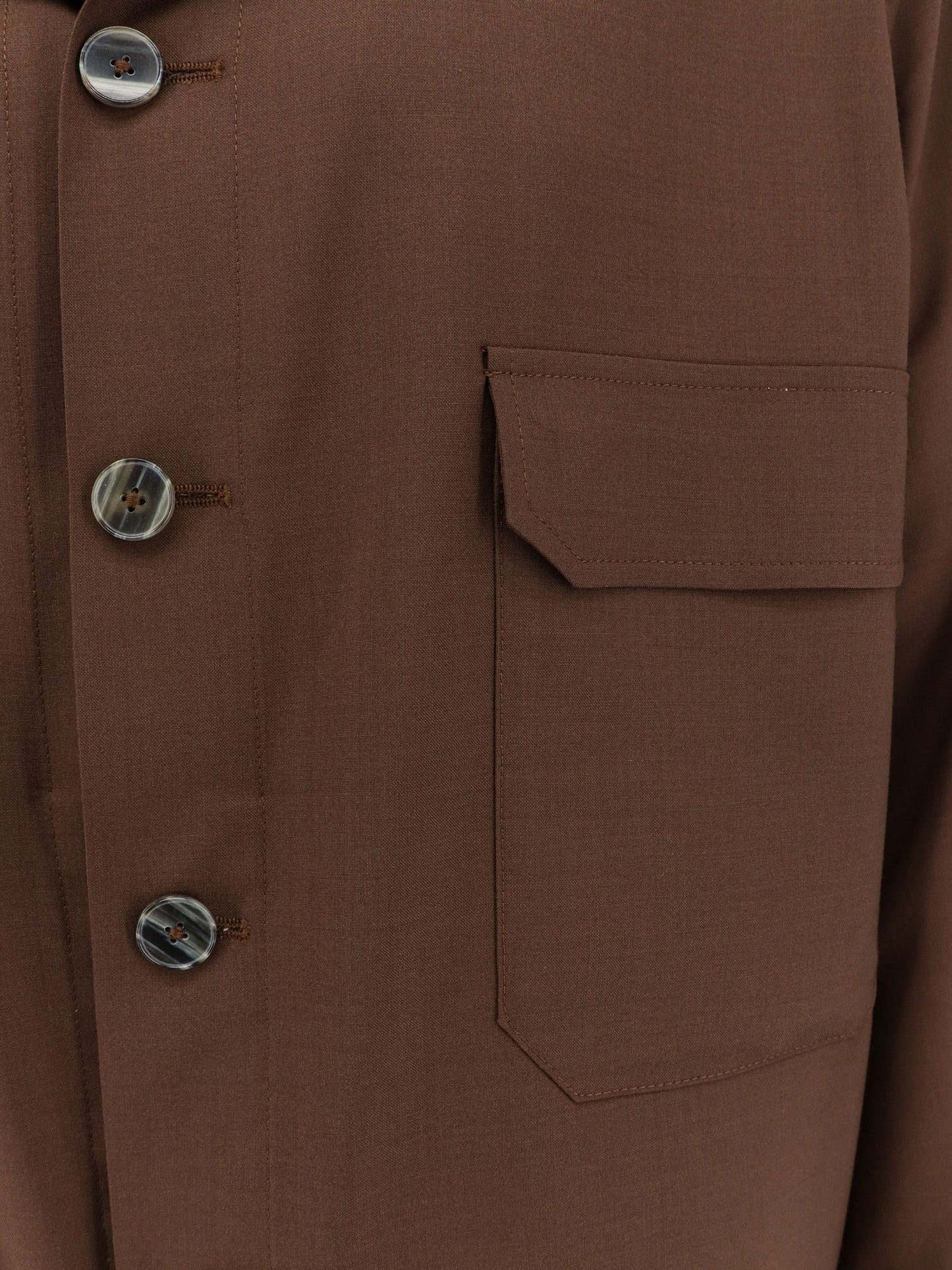 Wool blend jacket