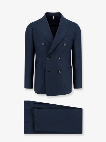 Double-breasted linen suit thumbnail