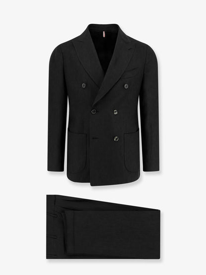 Double-breasted linen suit thumbnail
