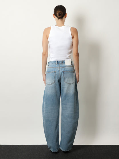 Blue denim jeans thumbnail