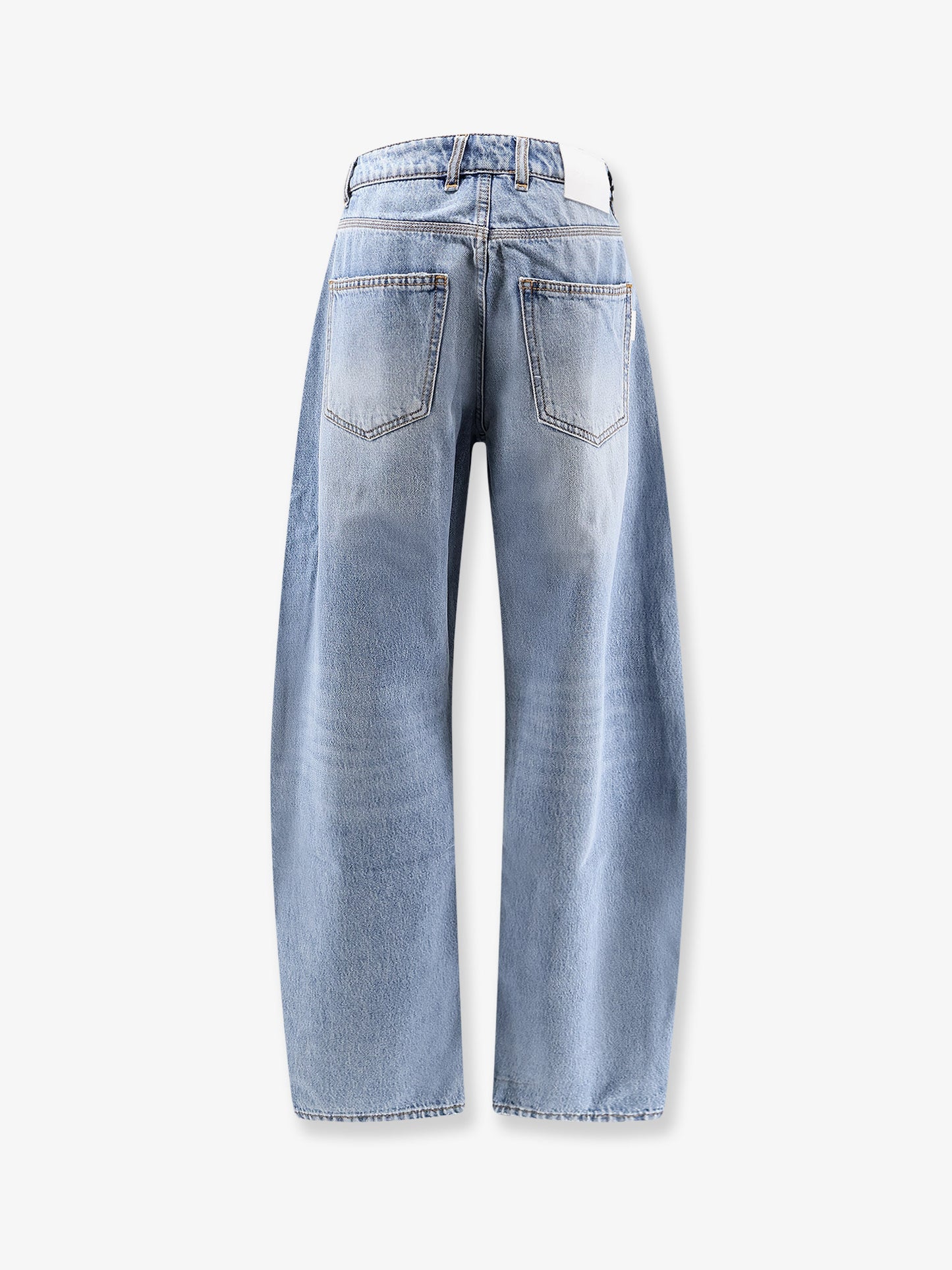Blue denim jeans