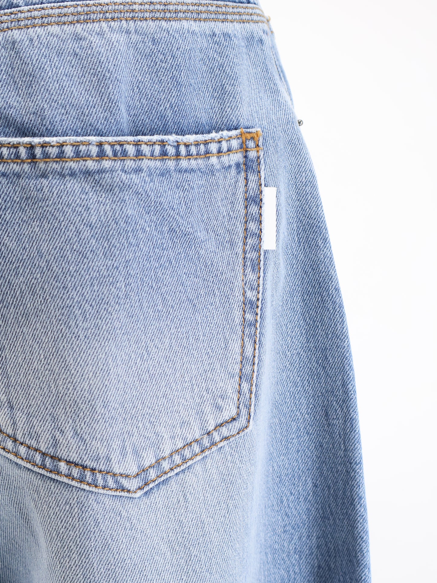 Blue denim jeans