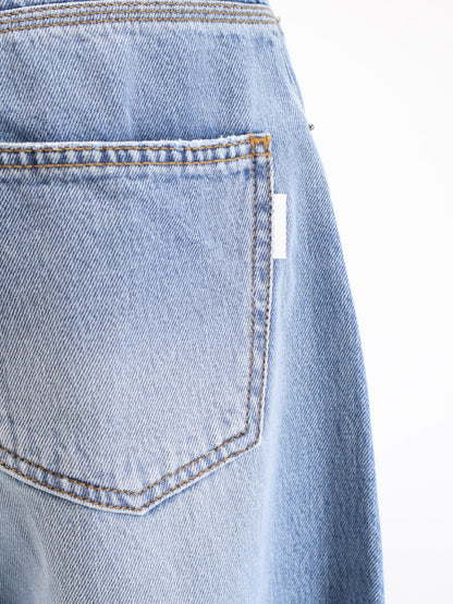 Blue denim jeans thumbnail