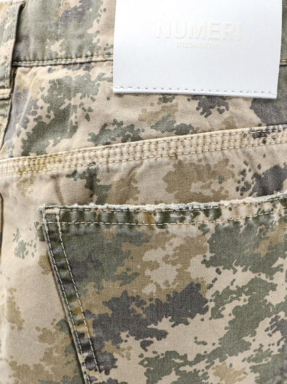 Cotton skirt with camouflage pattern thumbnail