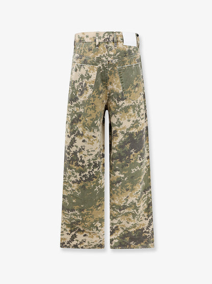 Cotton jeans with camouflage pattern thumbnail