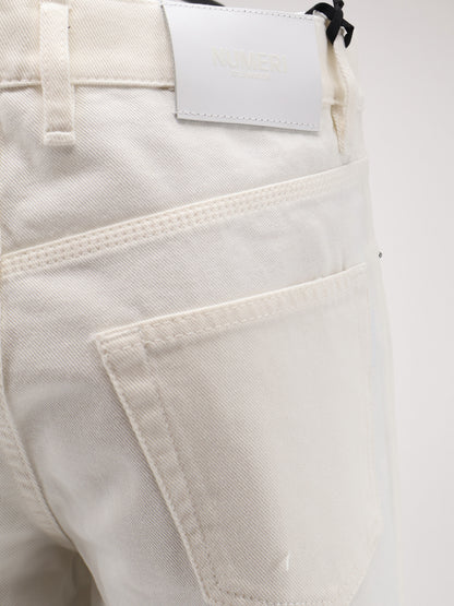 White denim trousers thumbnail