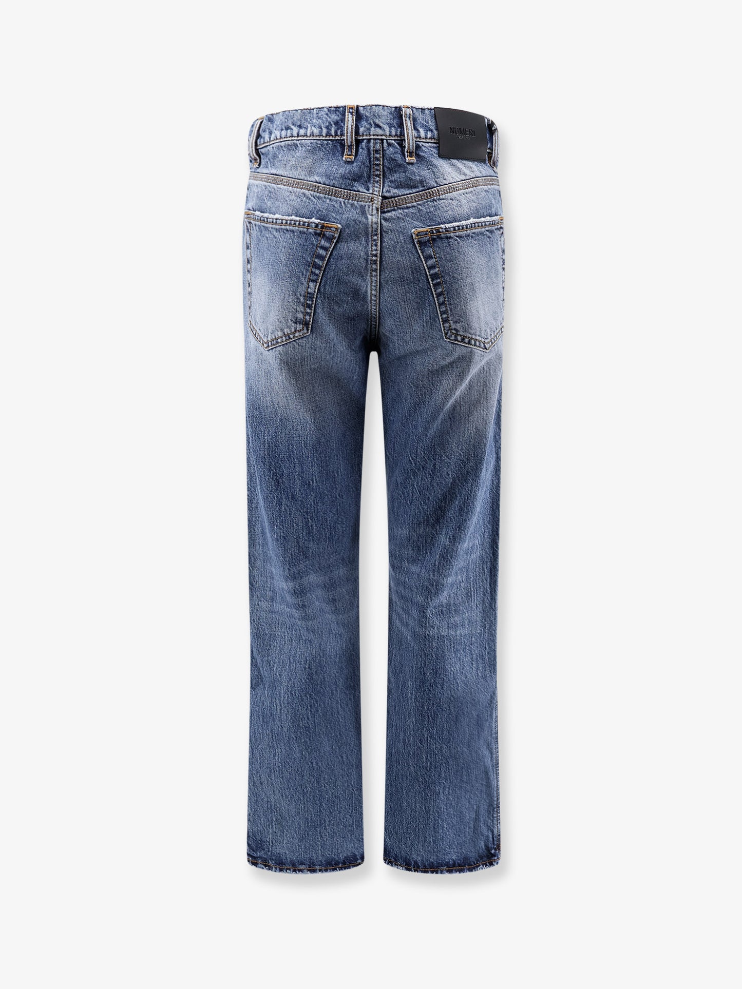 Blue denim jeans