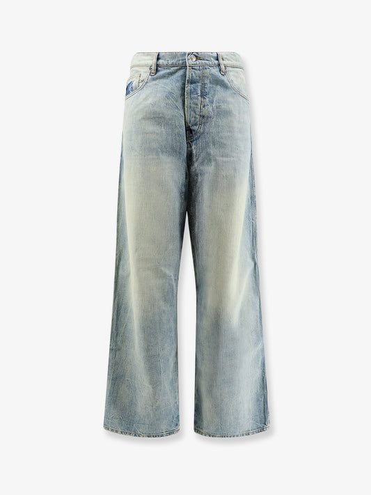 Blue denim jeans