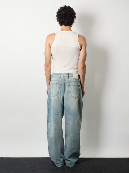 Blue denim jeans thumbnail
